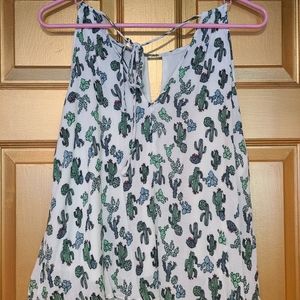 Women's Bojo Festival cactus tank top XS